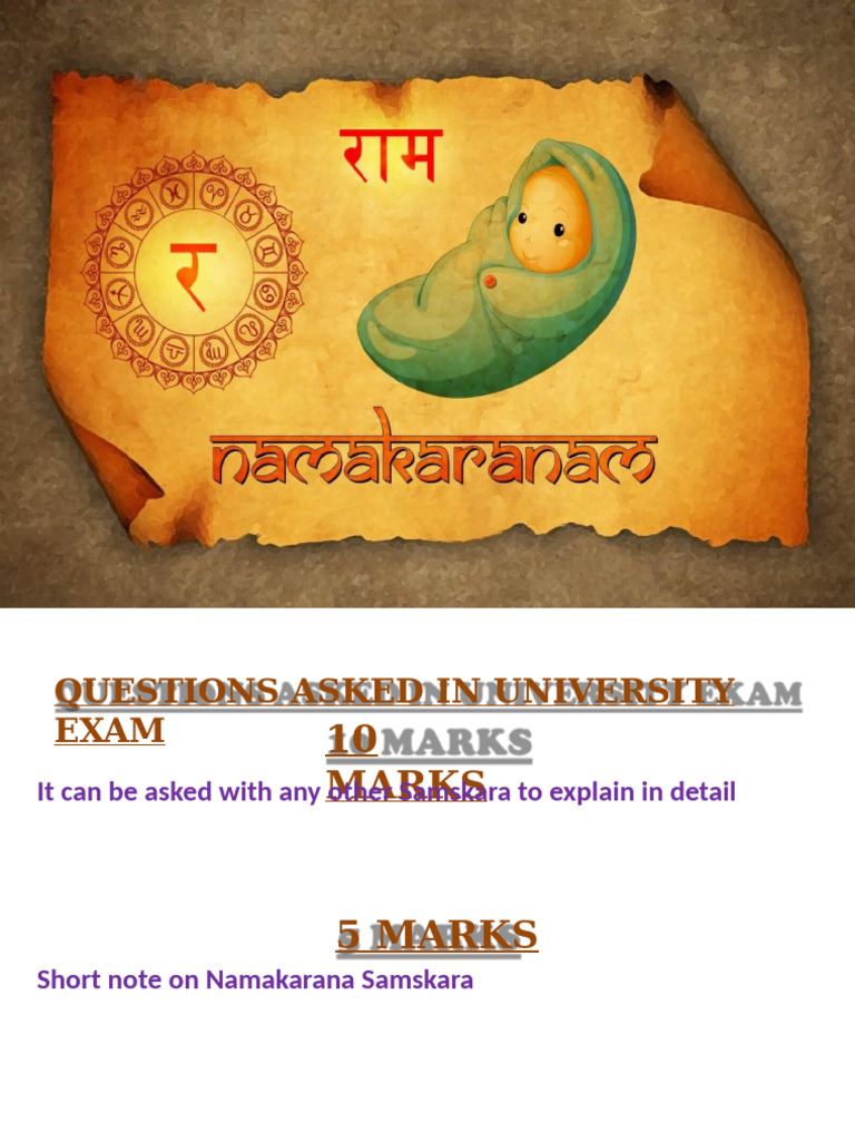 Namakarana Samskara Overview | PDF | Medical Specialties