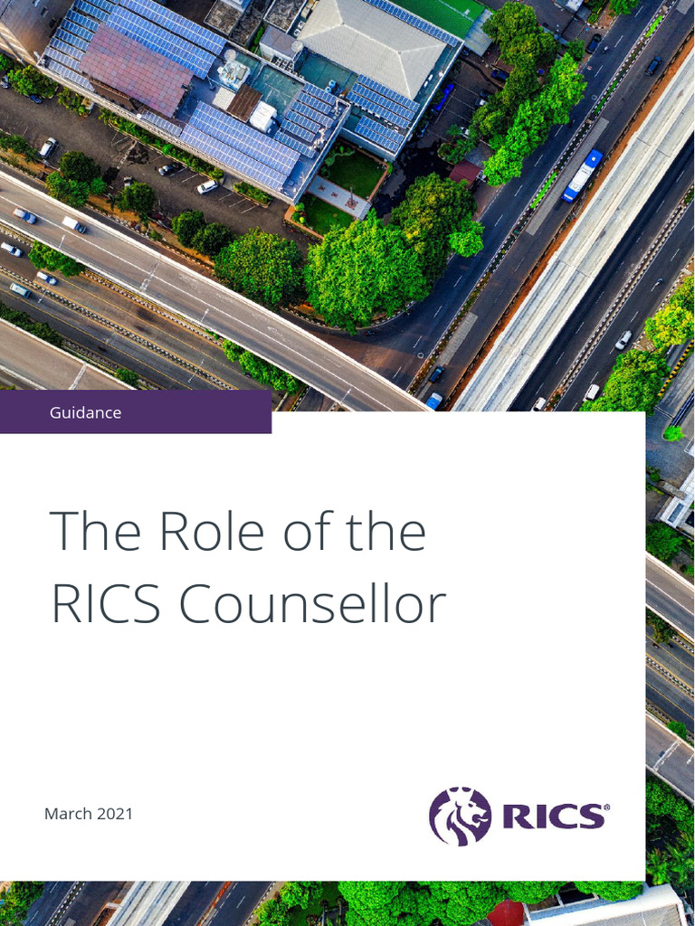The Role of The Rics Counsellor Final | PDF