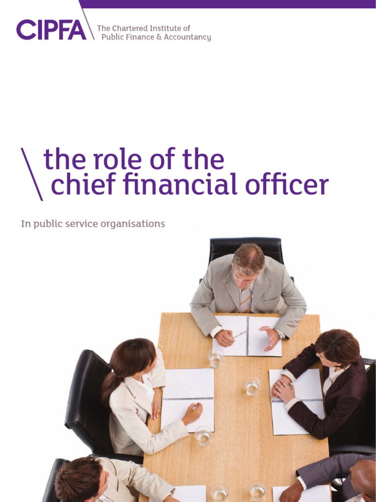 Role of CFO in Public Service Organizations | PDF | Chief Financial ...
