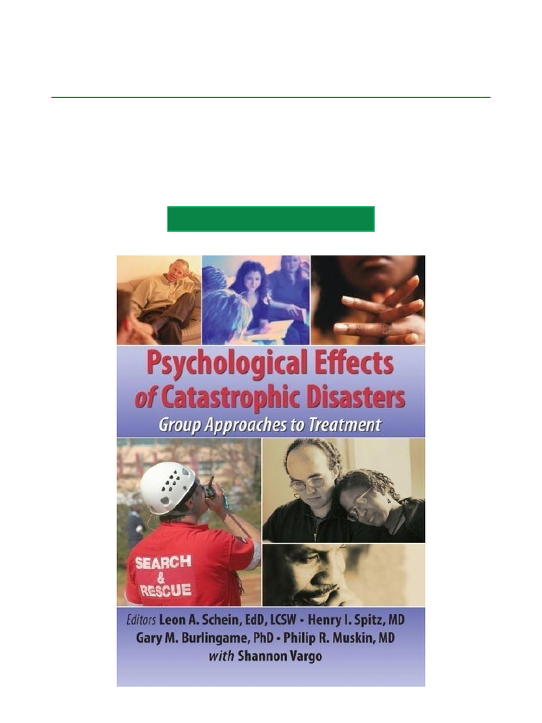 Treatment Approaches for Disaster Trauma | PDF | Psychological Trauma ...