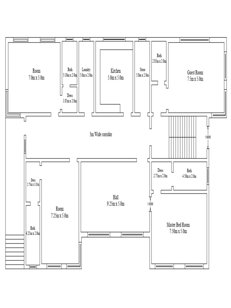 Room Dimensions and Layout Plan | PDF