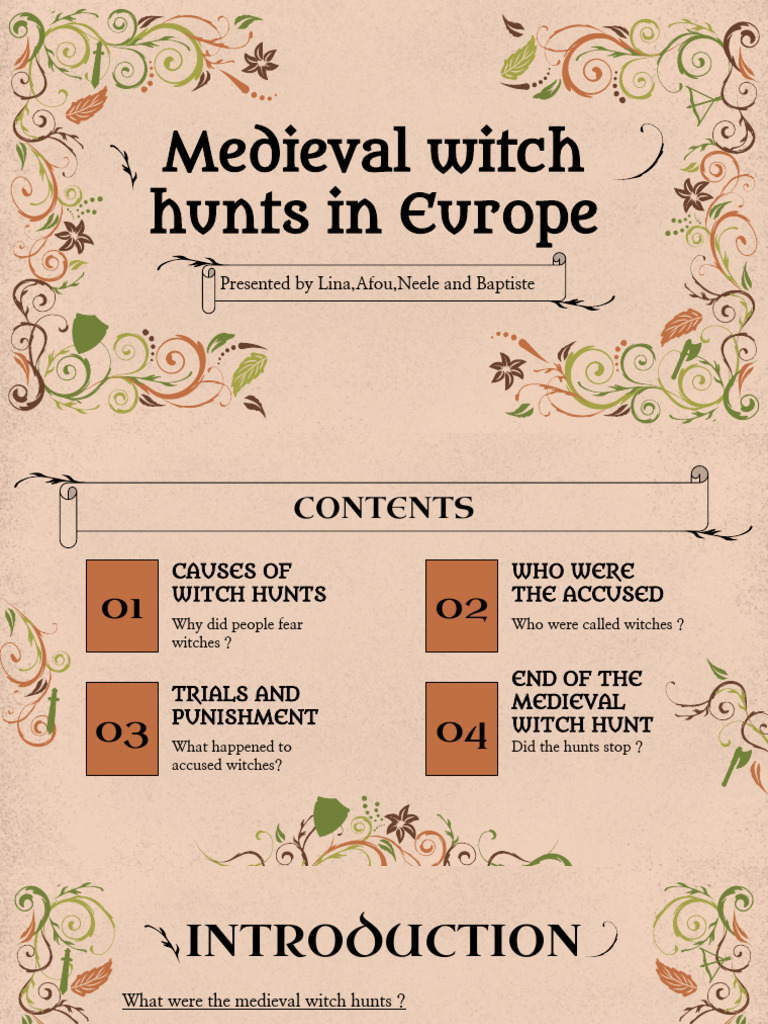 Medieval Witch Hunts | PDF | Witchcraft | Witch Hunt