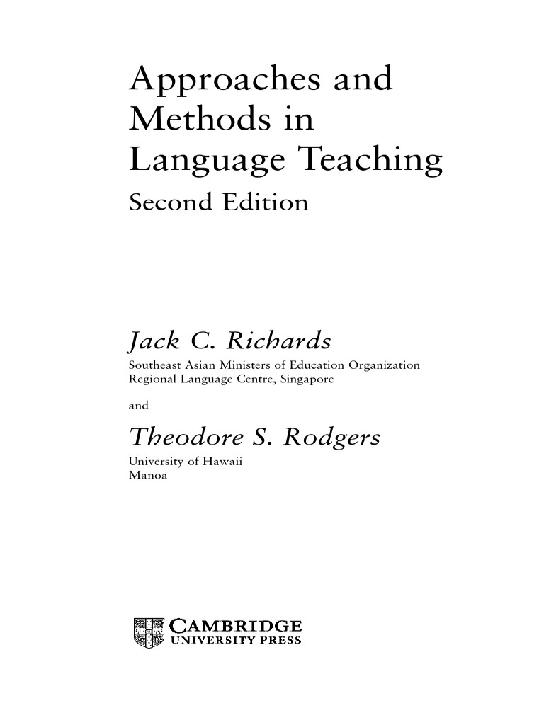 Language Teaching Approaches Explained | PDF | Language Education ...