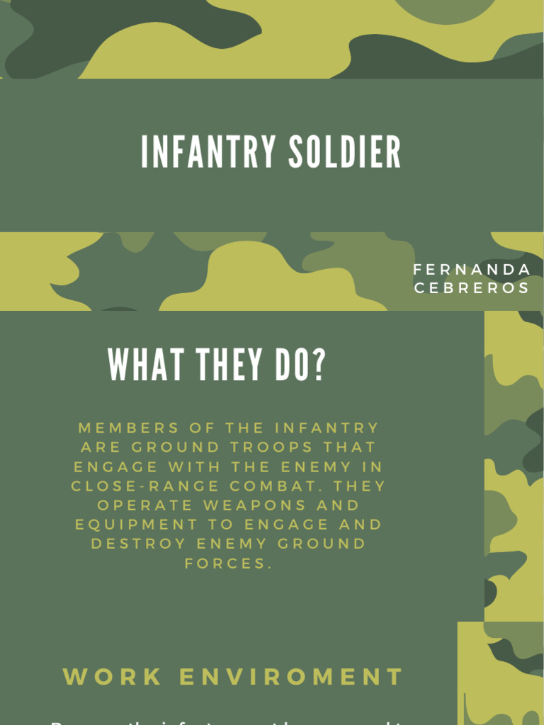 Infantry Soldier Roles and Training | PDF