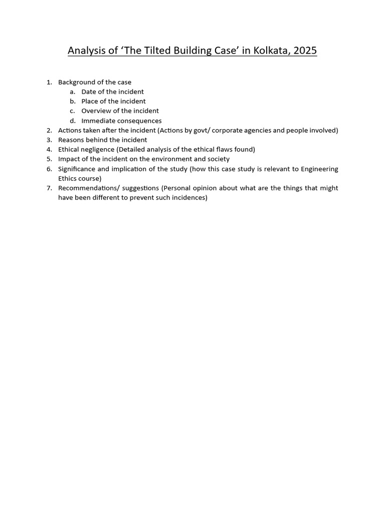 Case Study Analysis | PDF