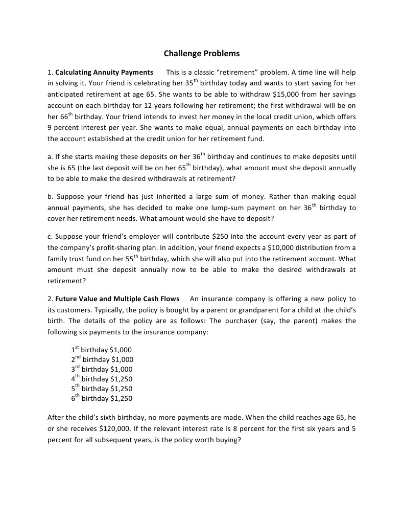 Retirement Savings Calculations | PDF | Business | Finance & Money ...