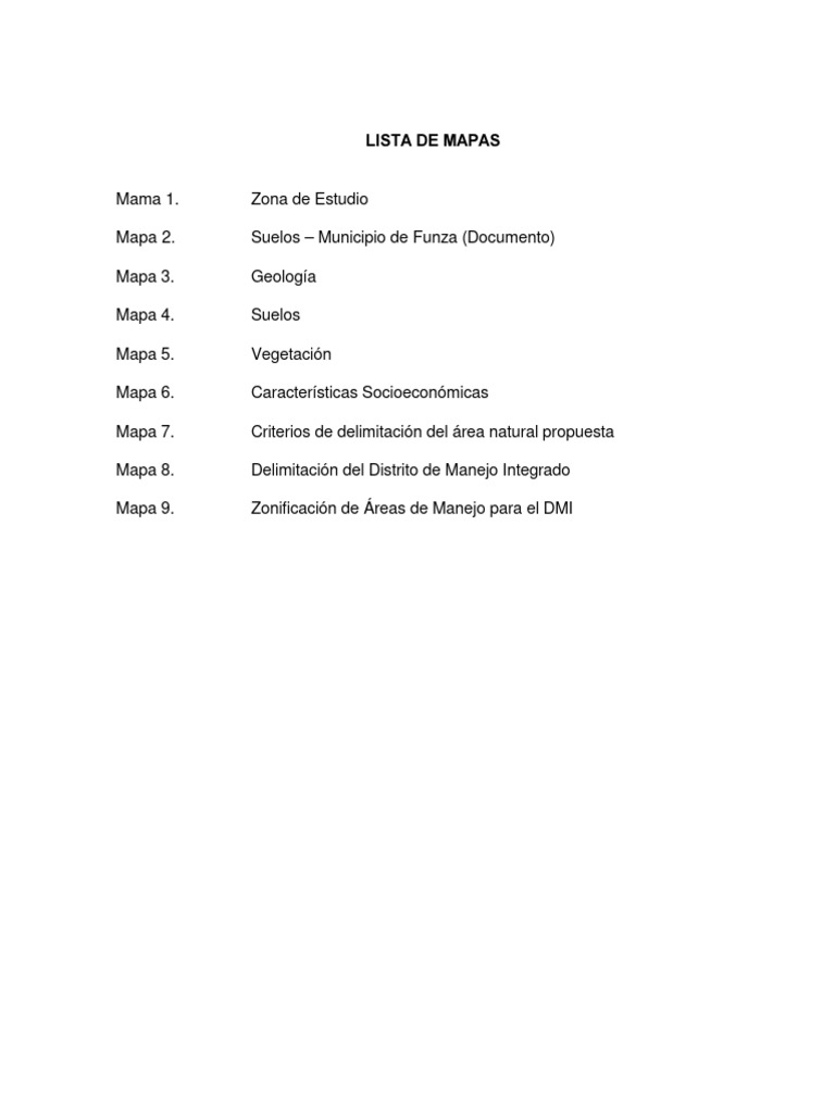 Lista de Mapas | PDF