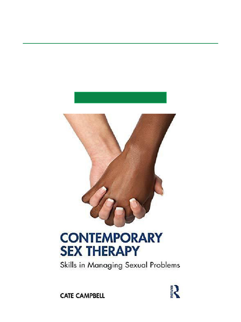 Contemporary Sex Therapy Skills Guide | PDF | Sexual Arousal ...