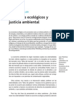 Conflicto ecológico y justicia ambiental según Joan Martínez Alier