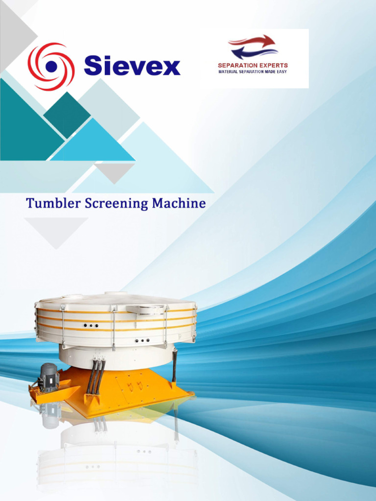 Tumbler Screening Machine Overview | PDF