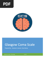 Modified Glasgow Coma Scale For Infants and Children | PDF