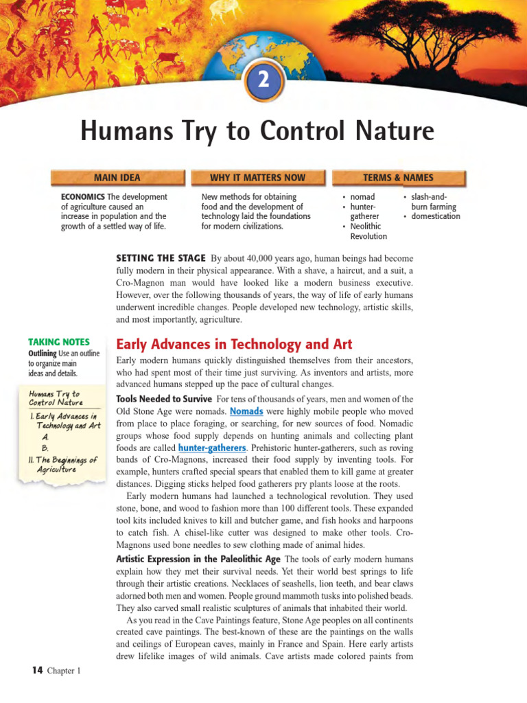 1.2. Humans Try To Control Nature | PDF | Cereals | Agriculture