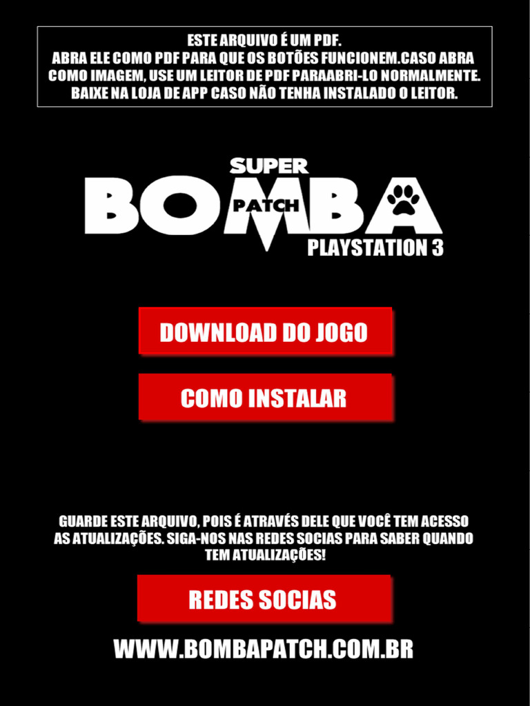 PS3-Super Bomba Patch 2025 | PDF