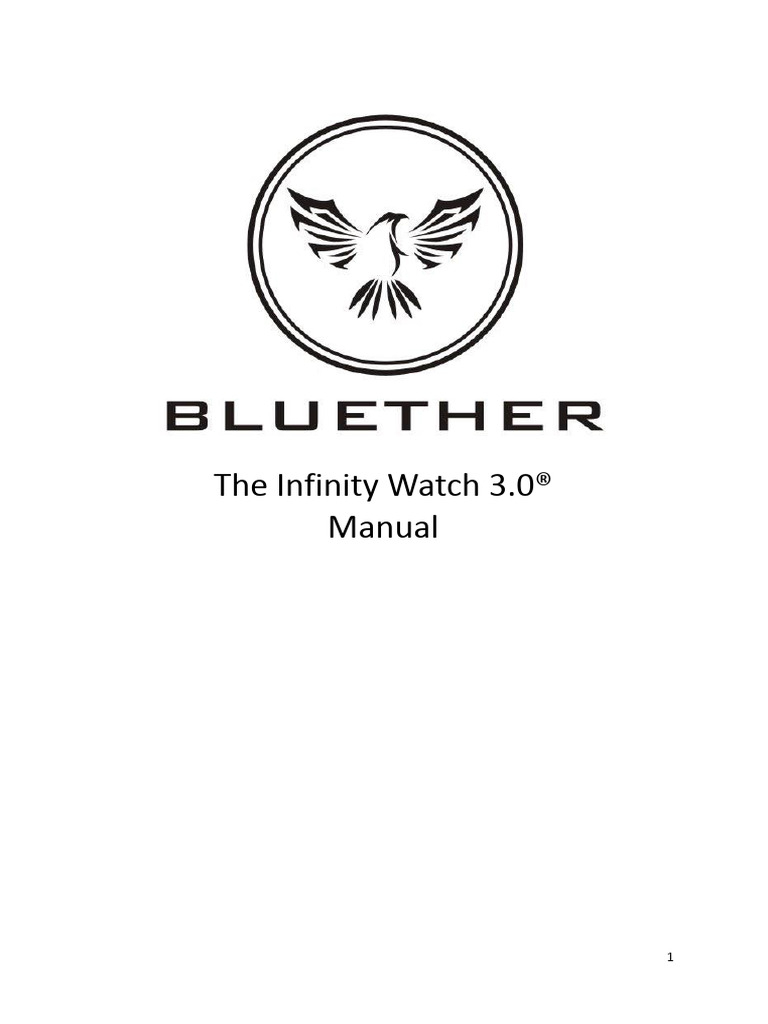 Infinity Watch V3® User Manual | PDF | Clock | Usb