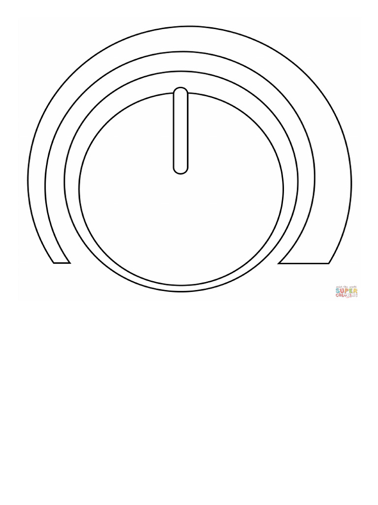 Desenho de Botões de Controle para Colorir - Desenhos para Colorir e ...