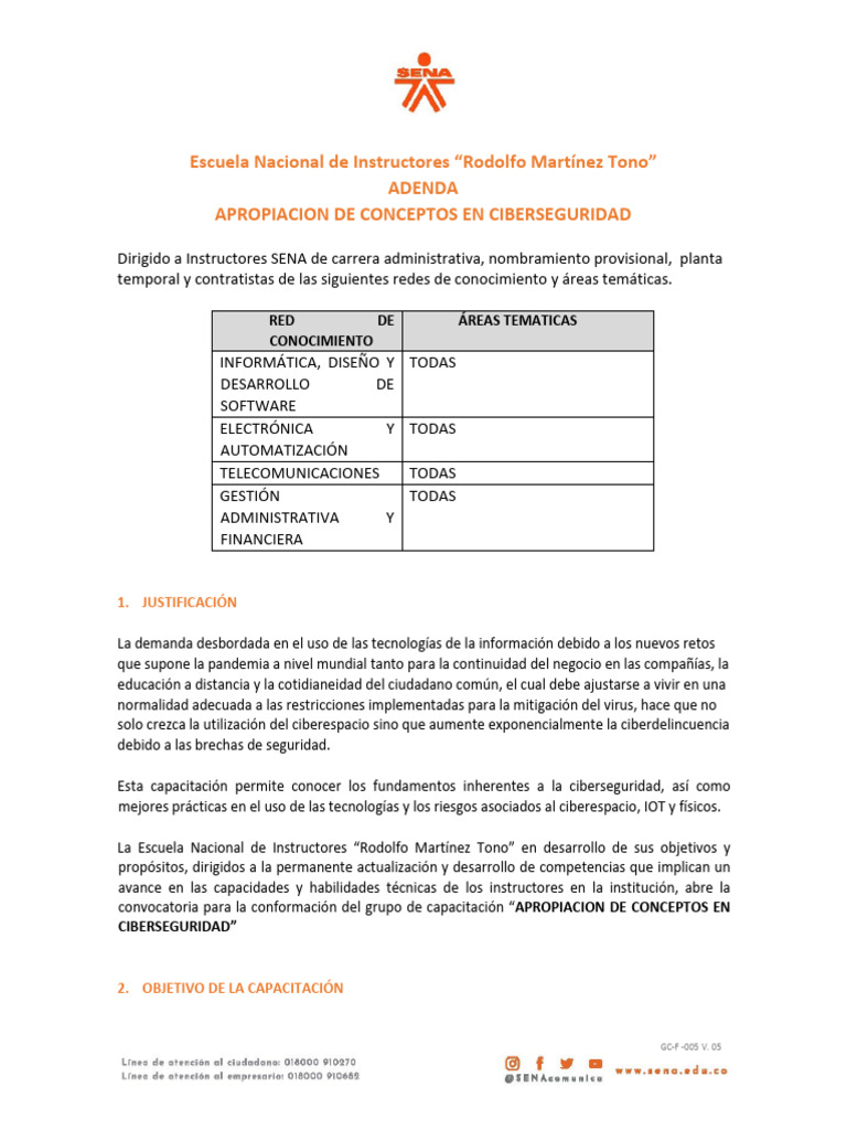 Capacitación en Ciberseguridad para Instructores | PDF | La seguridad ...