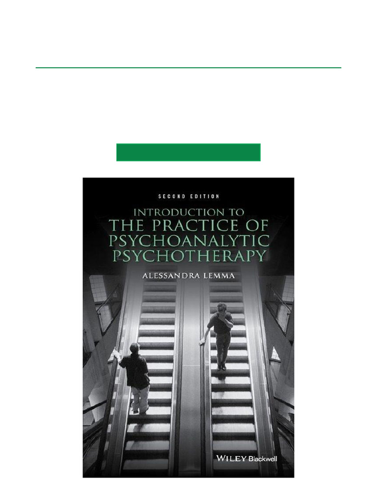 Introduction To The Practice of Psychoanalytic Psychotherapy, 2nd ...
