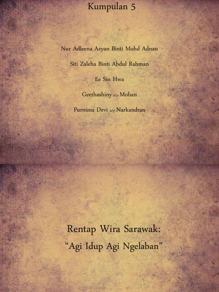 Kisah Pahlawan Rentap di Sarawak | PDF