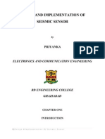 Design and Implementation of Seismic Sensor