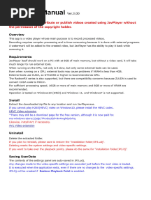 JavPlayer Manual
