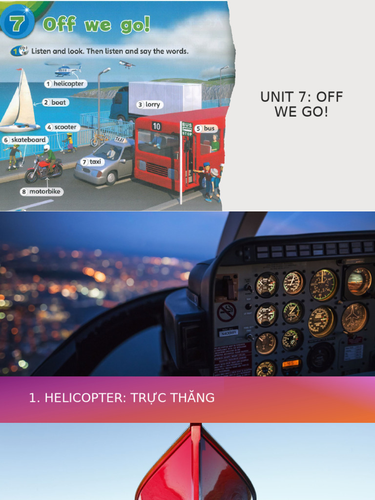 Unit 7 Off We Go | PDF