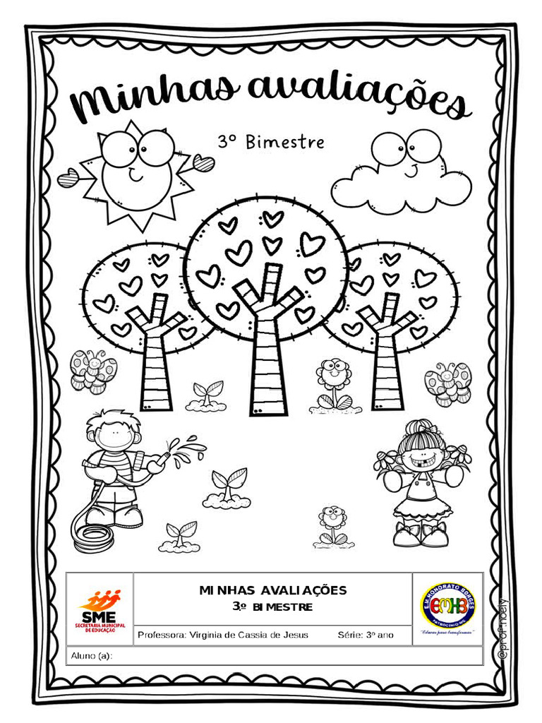 Capa Das Avaliações 3º Bimestre | PDF