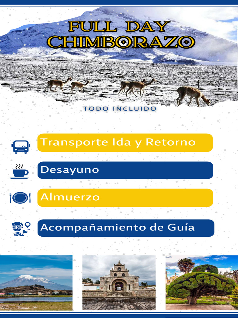 Tour Full Day Chimborazo desde Guayaquil | PDF
