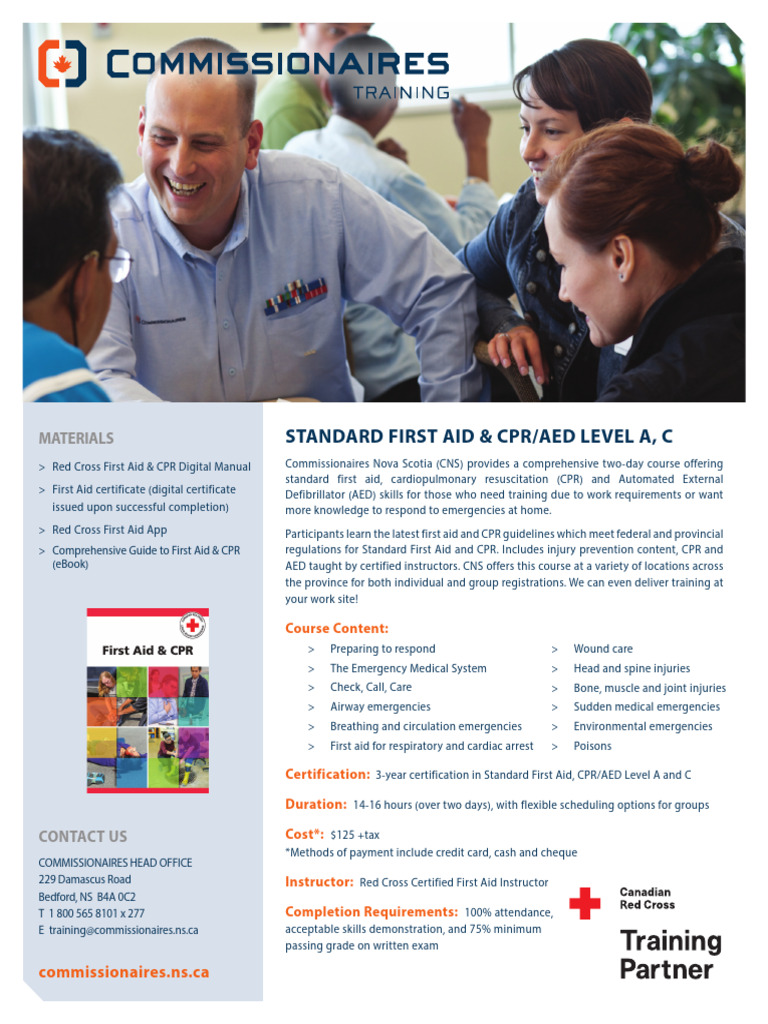 Red Cross First Aid & CPR Training | PDF | First Aid | Cardiopulmonary ...