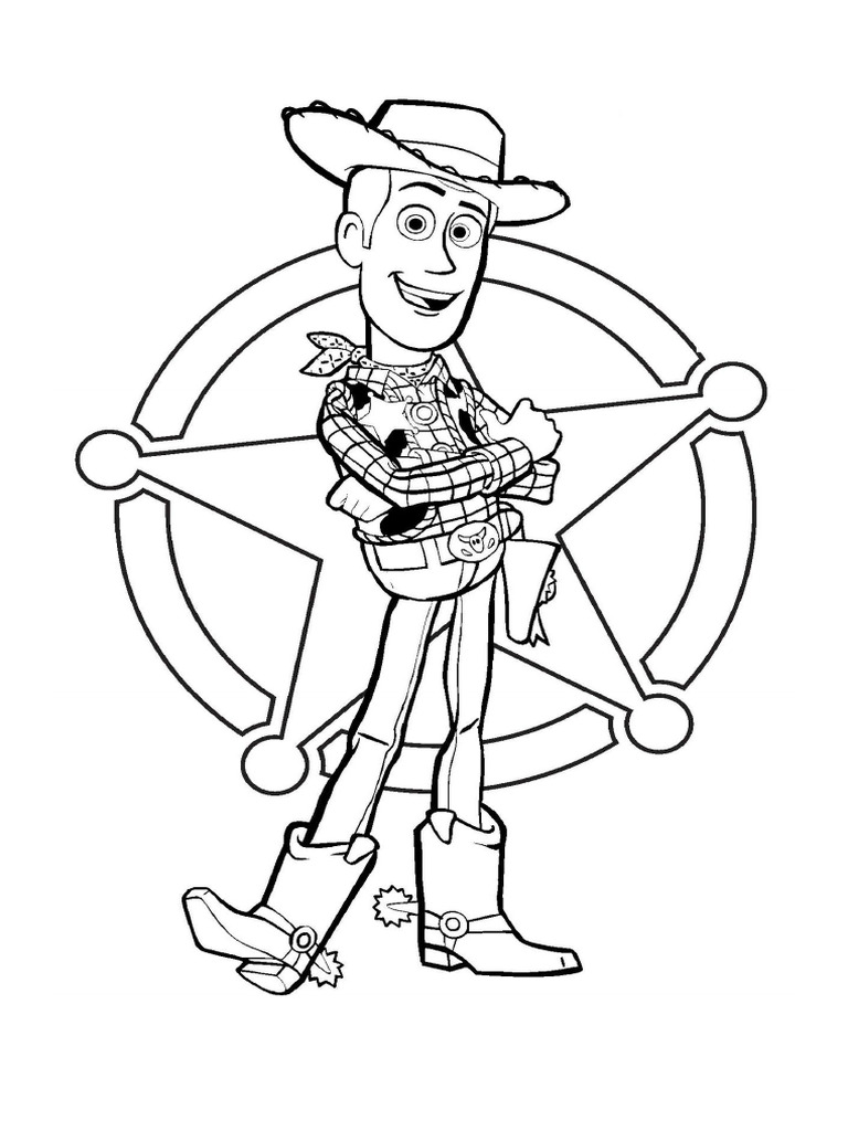 Desenhos para Colorir do Woody | PDF
