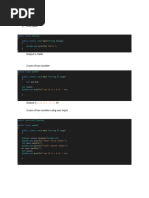Online Java Compiler - Programiz | PDF