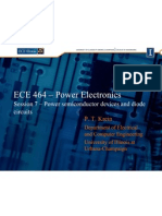 ECE 464 - Power Electronics: Session 7 - Power Semiconductor Devices and Diode Circuits