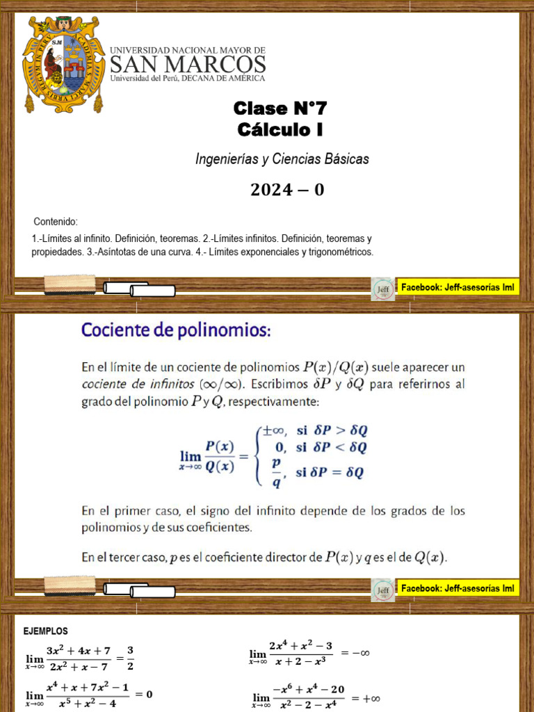 Límites y Teoremas al Infinito | PDF | Matemáticas | Análisis matemático