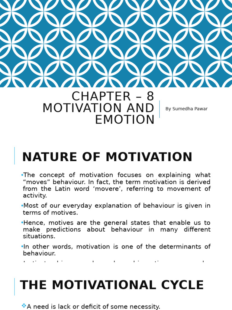 Understanding Motivation and Emotion | PDF | Emotions | Motivational