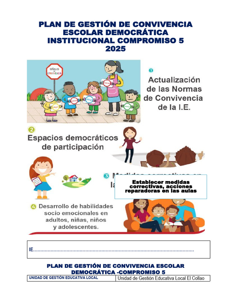 Plan de Convivencia Escolar 2025 | PDF | Violación | Violencia