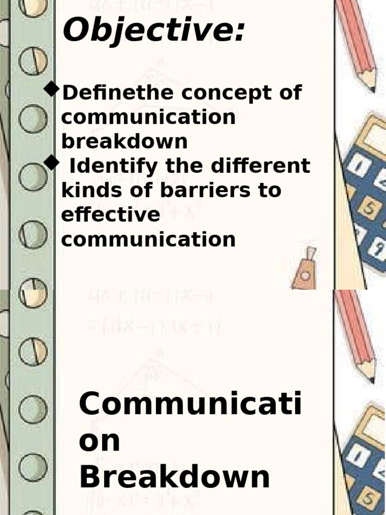 Understanding Communication Barriers | PDF | Semantics | Communication