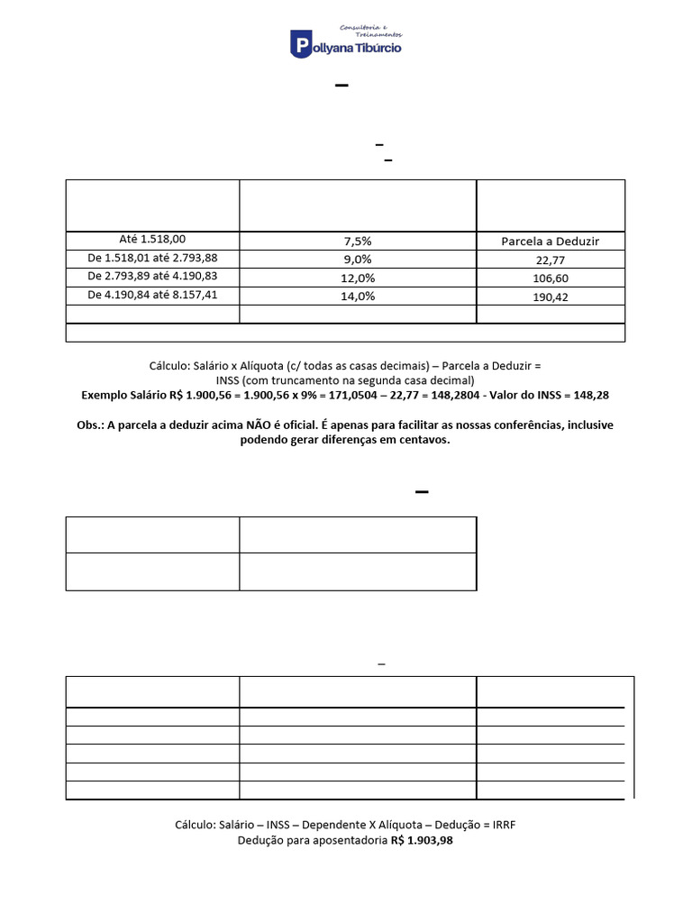 Tabelas INSS e IRRF 2025 Atualizadas | PDF | Imposto de Renda ...