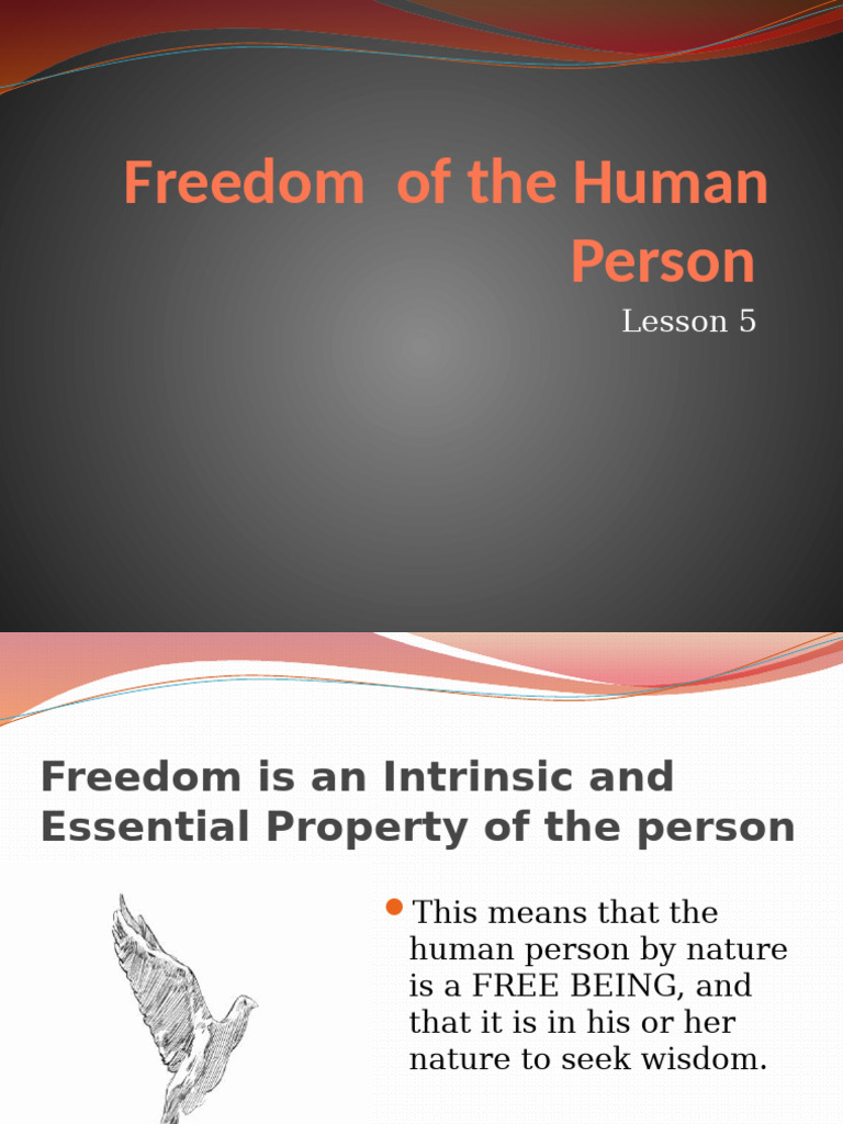 Understanding Human Freedom Essentials | PDF | Free Will ...