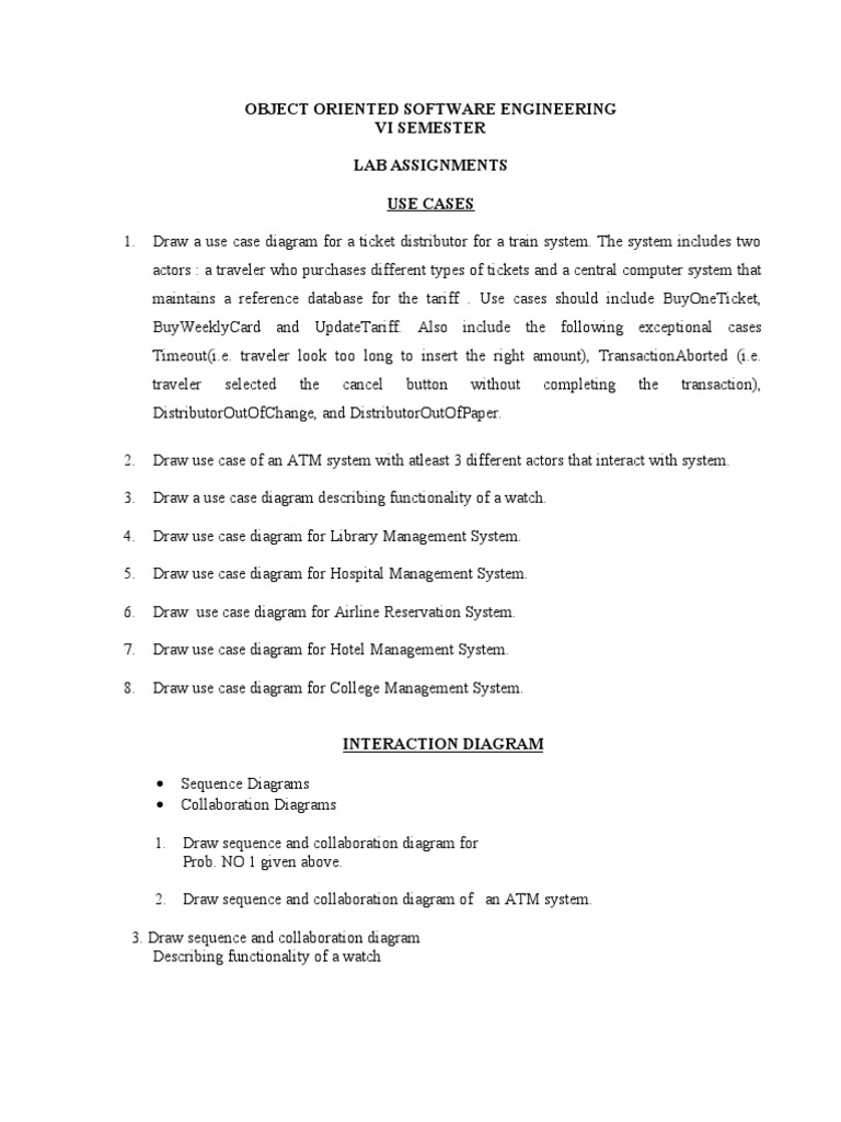 UML Diagrams for Software Engineering Lab | PDF | Use Case | Web Server