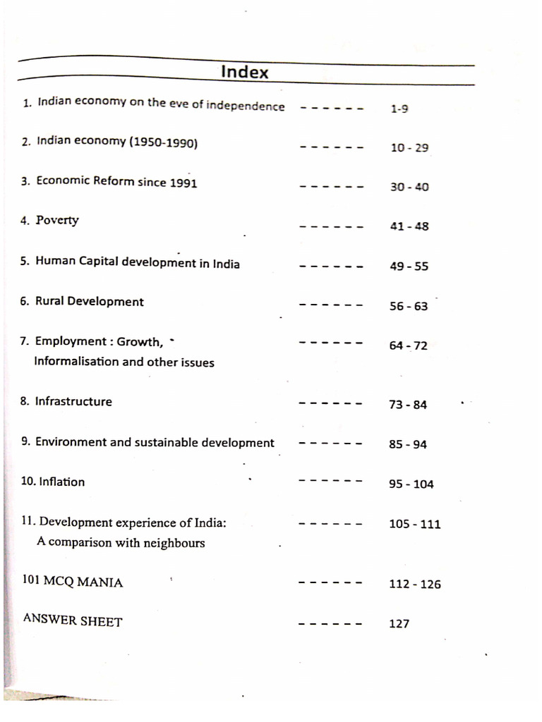 Indian Eco by Economics On Your Tips | PDF