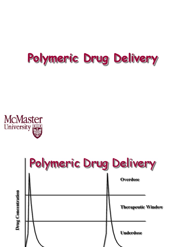 Polymeric Drug Delivery Systems for Controlled and Sustained Release ...