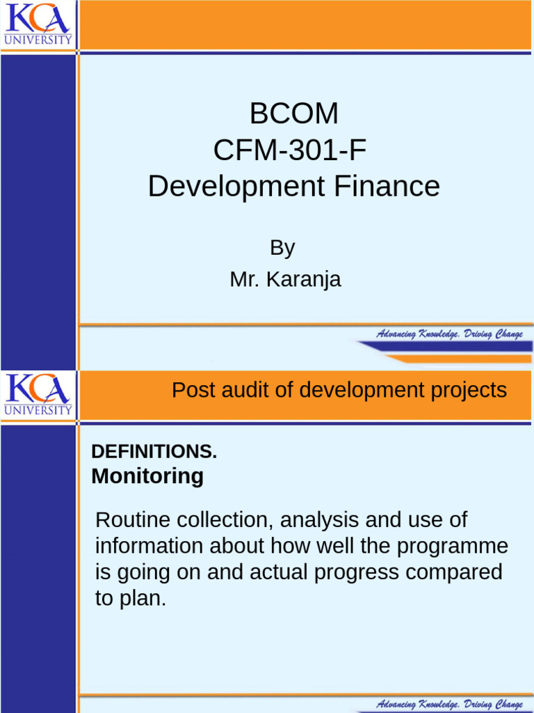 evaluation of projects WK 6 | PDF | Evaluation | Economies