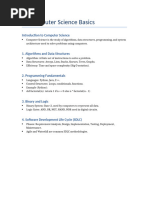 Computer science notes | PDF