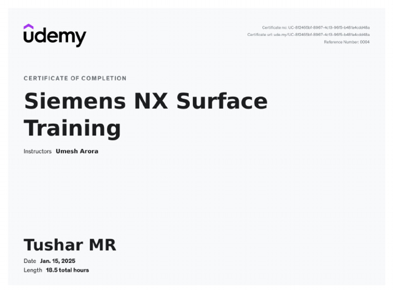 Siemens NX Surface Training | PDF