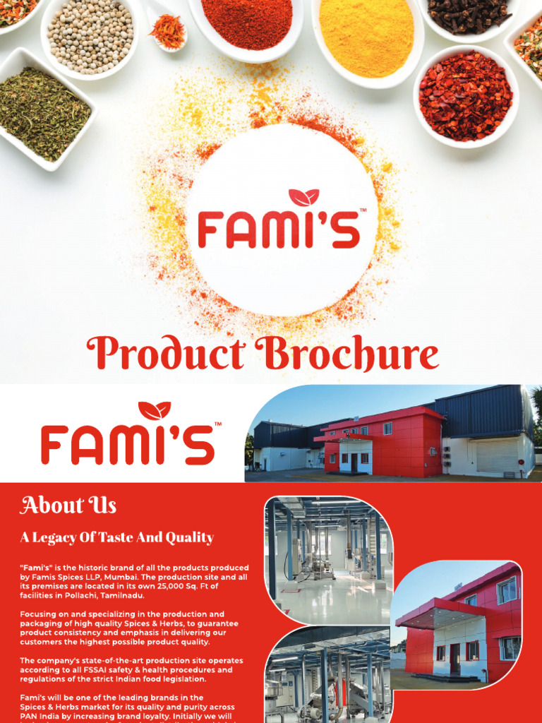 Famis Product Brochure | PDF