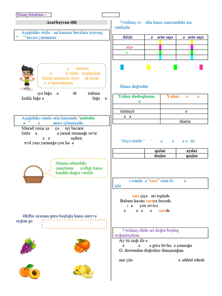 Az 2-Ci Sinif | PDF
