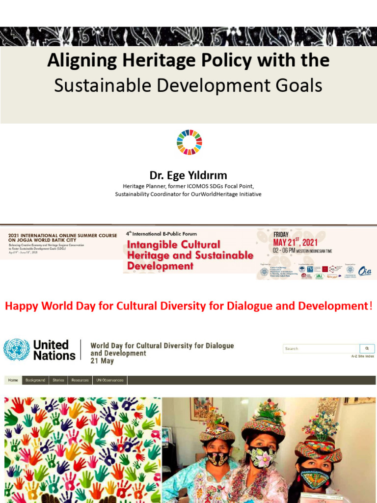 Heritage Policy and Sustainable Development | PDF | Sustainability ...