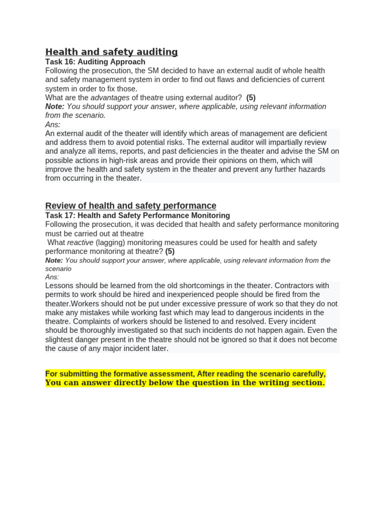 Reactive Monitoring for Theatre Safety | PDF
