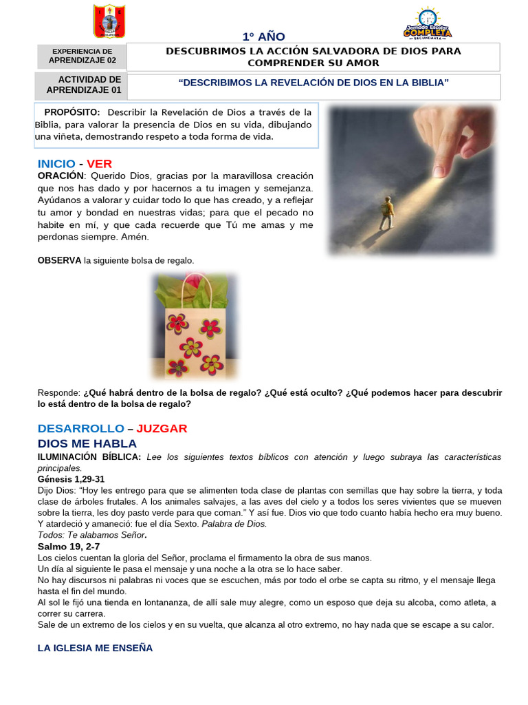Revelación de Dios a través de la Biblia | PDF | Biblia | Dios