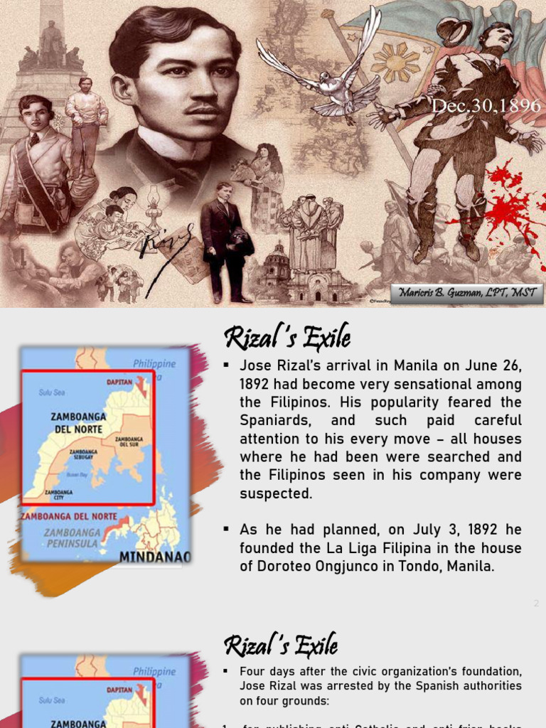 Rizal Final 1 Life Exile Execution 1 | PDF | Philippines–Spain ...