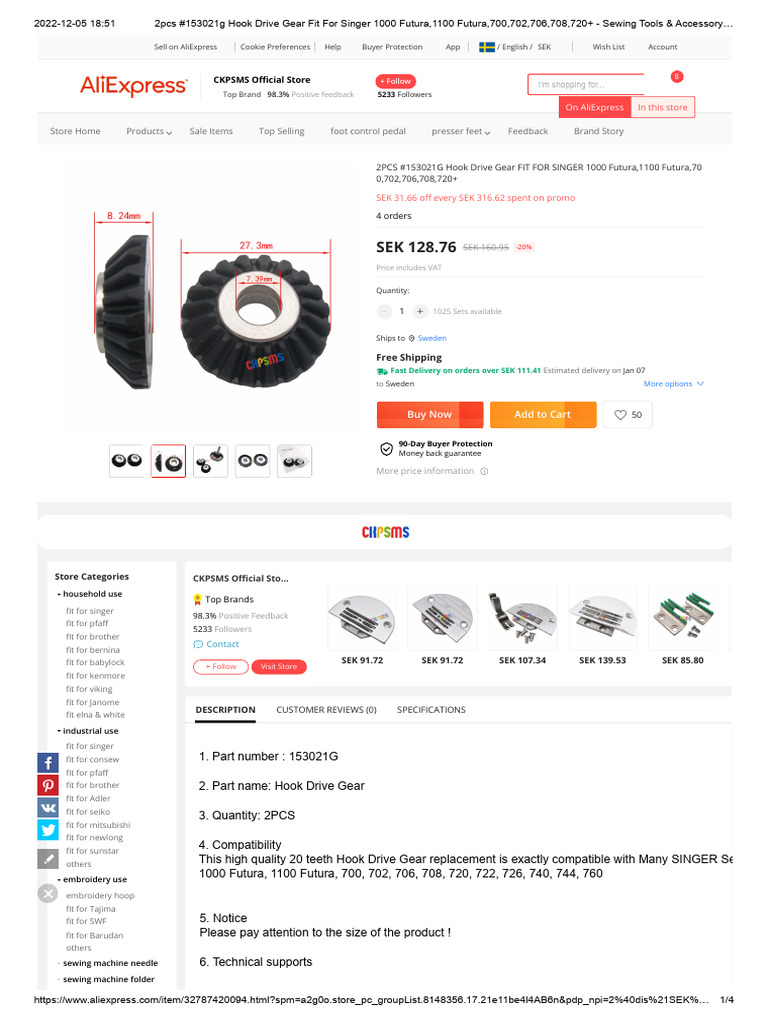 Ingranaggio Folle Originale Per Suzuki Burgman 400 Cod. 12611-05H00-000 ( 3997 - Foto 4